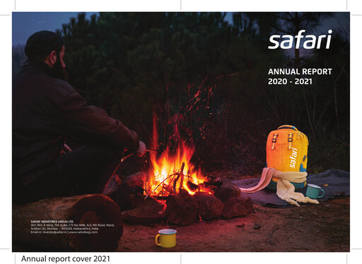 Thumbnail Safari Industries India Annual Report 2020-2021