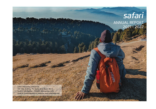 Thumbnail Safari Industries India Annual Report 2021-2022