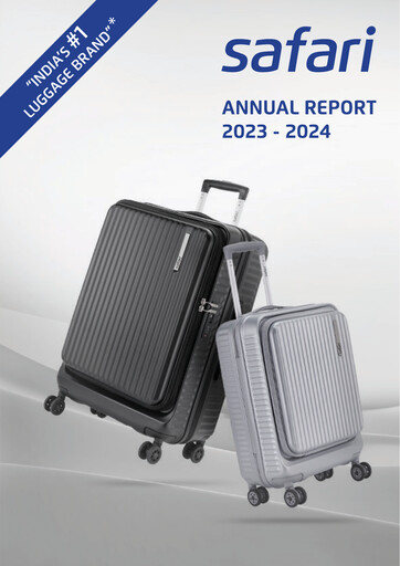 Thumbnail Safari Industries India Annual Report 2023-2024