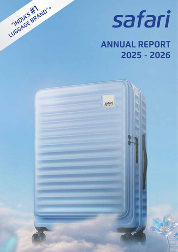 Thumbnail Safari Industries India Annual Report 2025-2026