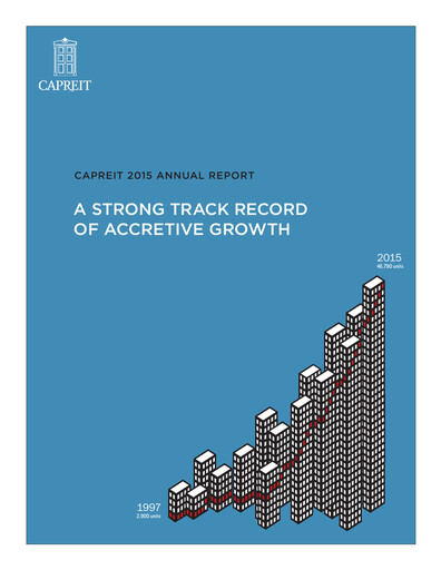 Thumbnail Canadian Apartment Properties REIT Annual Report 2015