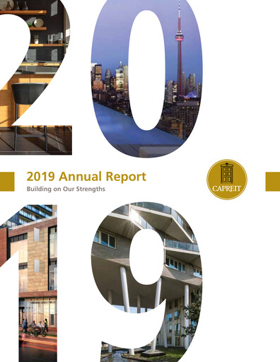 Thumbnail Canadian Apartment Properties REIT Annual Report 2019