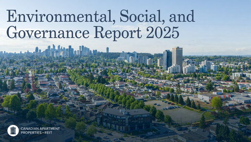 Thumbnail Canadian Apartment Properties REIT ESG Report 2025