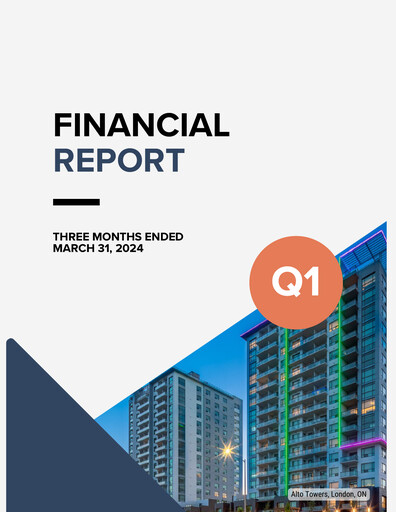 Thumbnail Canadian Apartment Properties REIT Quarterly Report 2024-q1