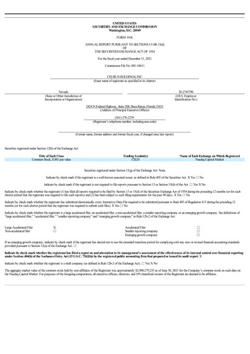 Thumbnail Celsius Holdings
 Annual Report 2021
