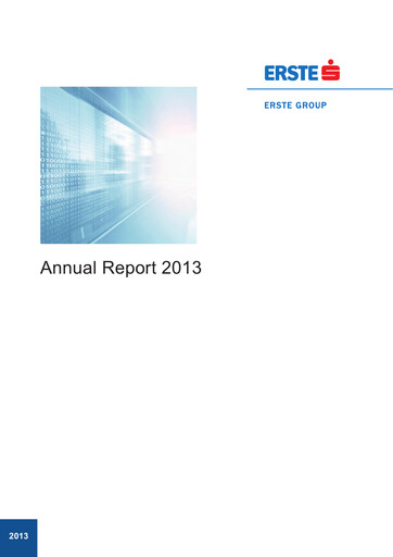 Thumbnail Erste Group Bank Annual Report 2013