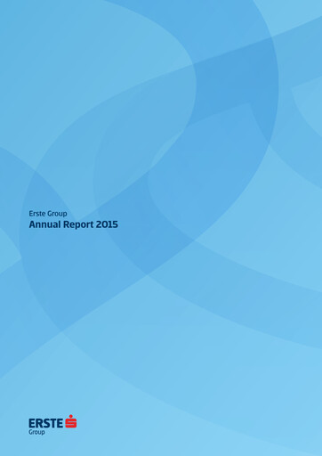 Thumbnail Erste Group Bank Annual Report 2015