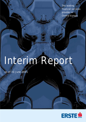 Miniature Erste Group Bank Rapport semestriel 2001-h1