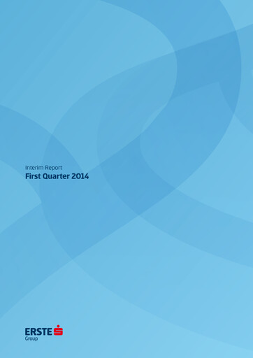 Vorschaubild Erste Group Bank Quartalsbericht 2014-q1