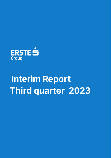 Thumbnail Erste Group Bank Quarterly Report 2023-q3