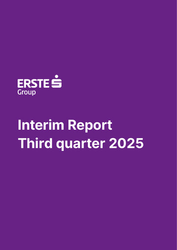 Thumbnail Erste Group Bank Quarterly Report 2025-q3
