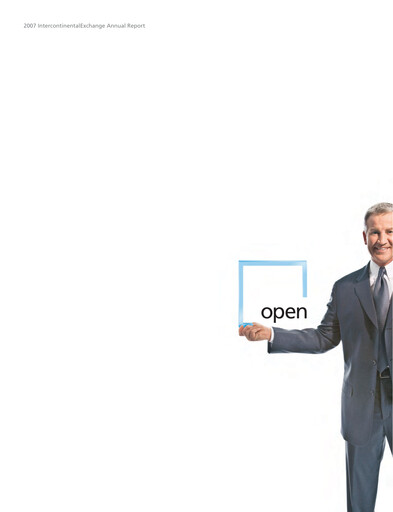 Thumbnail Intercontinental Exchange Annual Report 2007