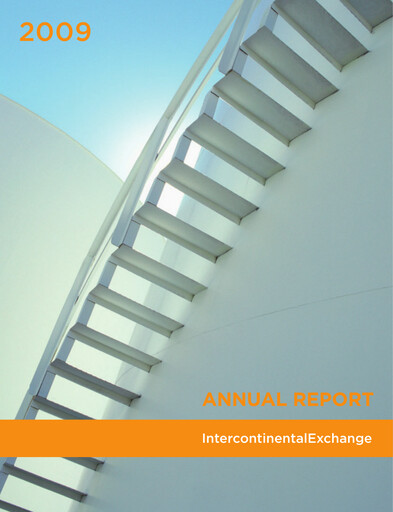 Thumbnail Intercontinental Exchange Annual Report 2009