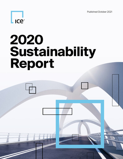Thumbnail Intercontinental Exchange Sustainability Report 2020