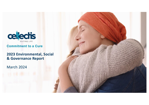 Thumbnail Cellectis ESG Report 2024