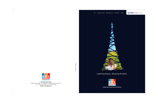 Thumbnail GTL Infrastructure Annual Report 2007-2008