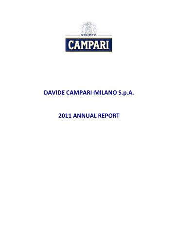 Thumbnail Davide Campari-Milano Annual Report 2011