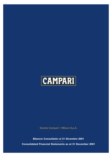 Thumbnail Davide Campari-Milano Financial Statement 2001