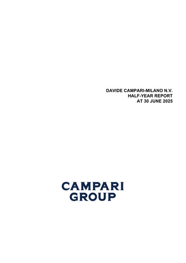 Thumbnail Davide Campari-Milano Half-year Report 2025-h1