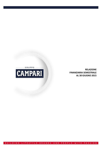 Thumbnail Davide Campari-Milano Half-year Report 2015-h1