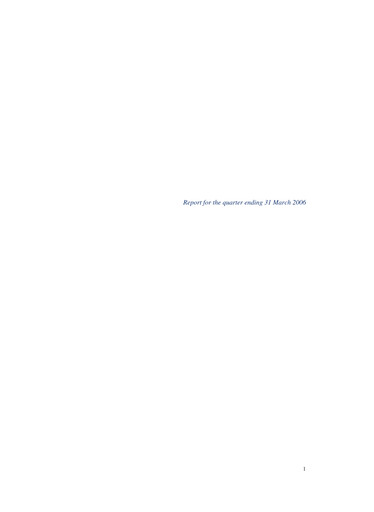 Thumbnail Davide Campari-Milano Quarterly Report 2006-q1