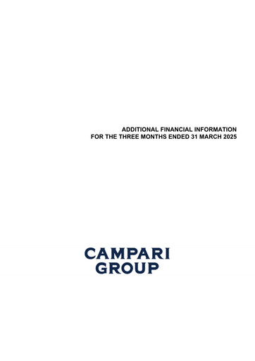 Thumbnail Davide Campari-Milano Quarterly Report 2025-q1
