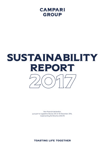 Thumbnail Davide Campari-Milano Sustainability Report 2017