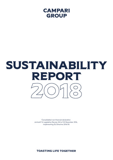 Thumbnail Davide Campari-Milano Sustainability Report 2018