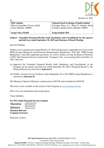 Thumbnail PTC Financial Services Quarterly Report 2025-q2