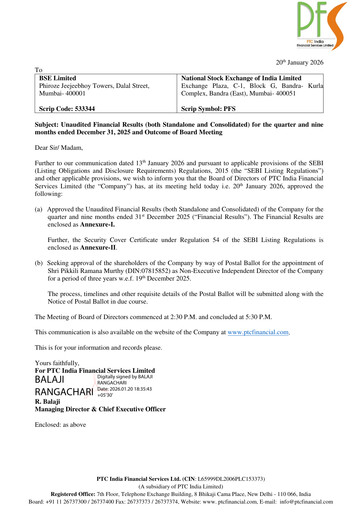 Thumbnail PTC Financial Services Quarterly Report 2025-q3