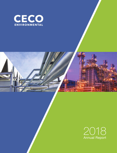 Thumbnail CECO Environmental
 Annual Report 2018