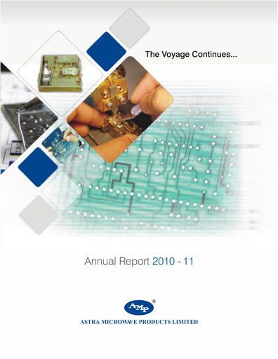 Thumbnail Astra Microwave Annual Report 2010-2011