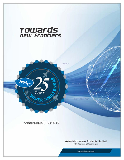 Thumbnail Astra Microwave Annual Report 2015-2016