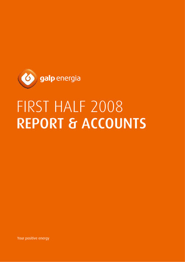 Thumbnail Galp Energia Half-year Report 2008-h1