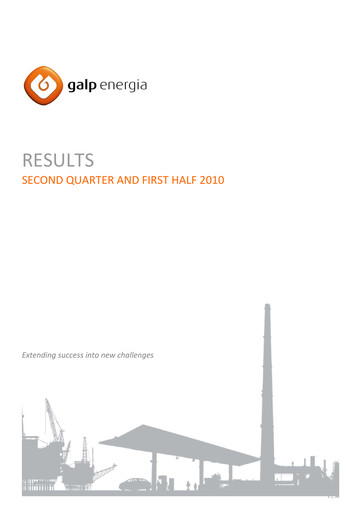 Thumbnail Galp Energia Half-year Report 2010-h1