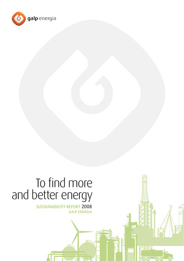 Thumbnail Galp Energia Sustainability Report 2008