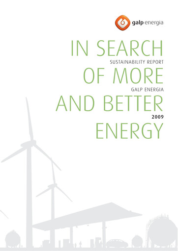 Thumbnail Galp Energia Sustainability Report 2009