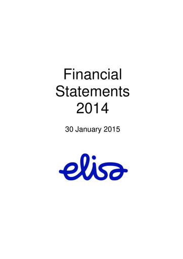 Thumbnail Elisa
 Financial Statement 2014