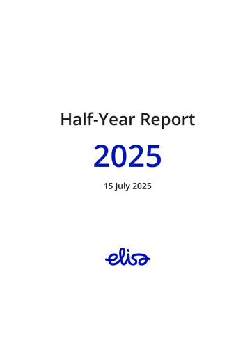 Vorschaubild Elisa
 Halbjahresbericht 2025-h1