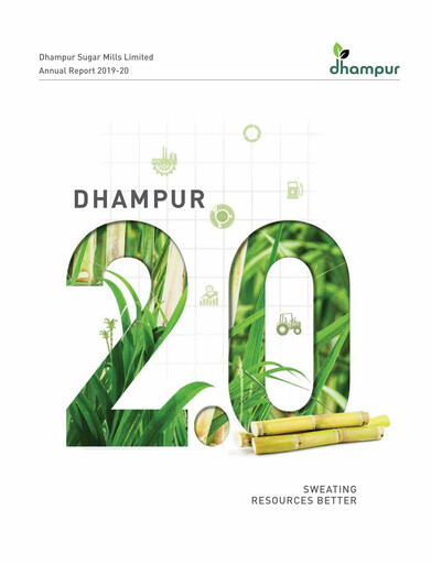 Thumbnail Dhampur Sugar Mills Annual Report 2019-2020