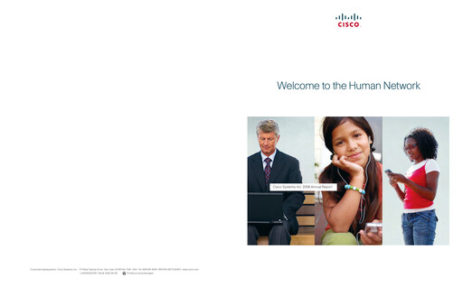 Thumbnail Cisco Annual Report 2006