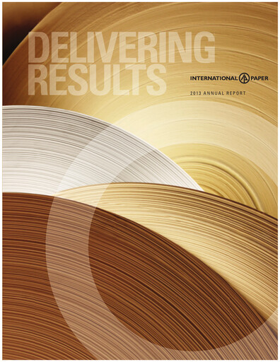 Thumbnail International Paper
 Annual Report 2013