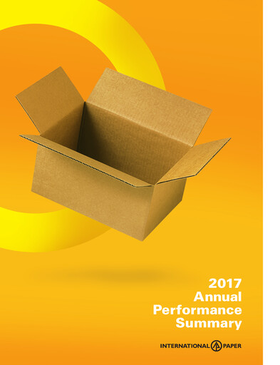 Thumbnail International Paper
 Annual Report 2017