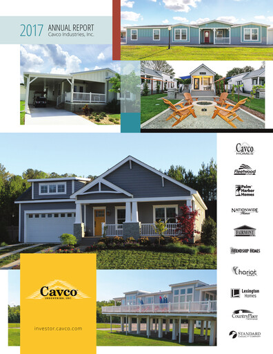 Thumbnail Cavco Industries Annual Report 2017