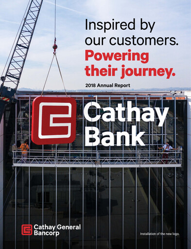 Thumbnail Cathay General Bancorp Annual Report 2018