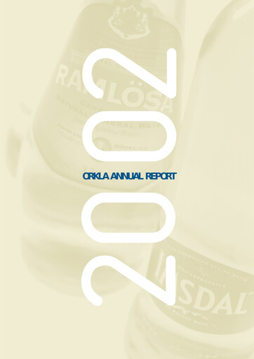 Thumbnail Orkla Annual Report 2002