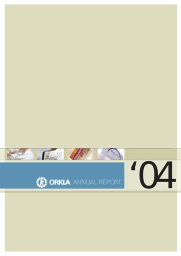 Thumbnail Orkla Annual Report 2004