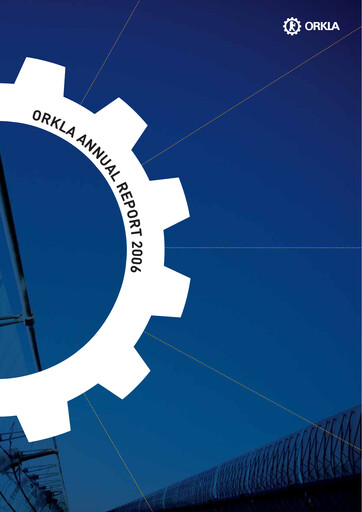 Thumbnail Orkla Annual Report 2006