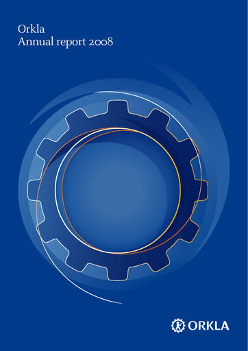 Thumbnail Orkla Annual Report 2008