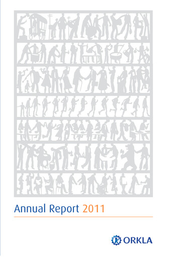 Thumbnail Orkla Annual Report 2011